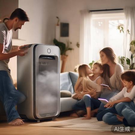 美的空气能主机清洁教程，清新家