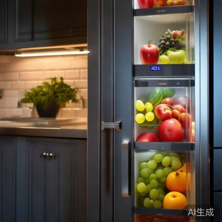 冰箱温度合适,内置显示或用温度