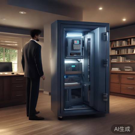 高端保险柜：密码锁、照明、温控