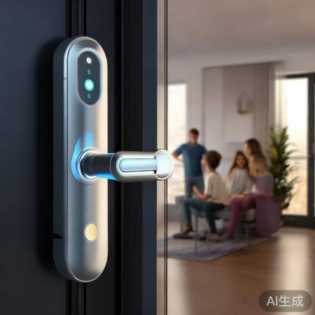 盼盼智能锁操作简便，安全便捷，