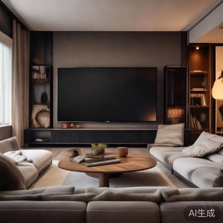 “客厅大小决定电视尺寸，沙发位