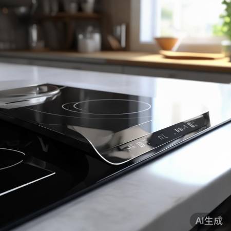 电磁炉头易清洁，湿布或洗洁精擦