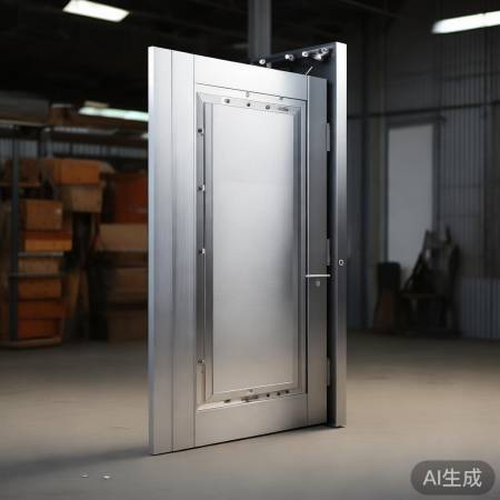 防盗门双层填充，选轻质高强材料