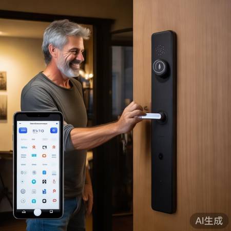 凯恩斯指纹锁：操作简便，语音贴
