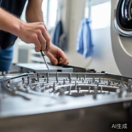 “拆洗衣机外壳，准备螺丝刀。”