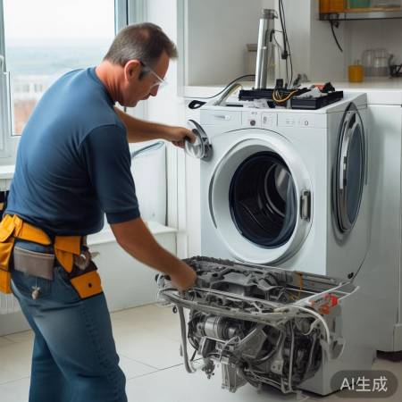 洗衣机电机拆装小心，不熟练请专