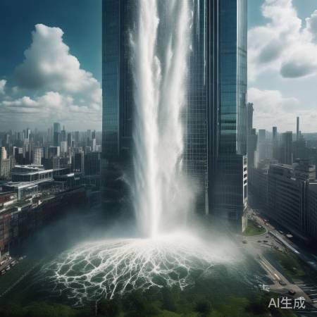 “水流汹涌涌不息”