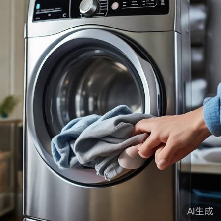 避免洗衣机磨损，按F键快停。