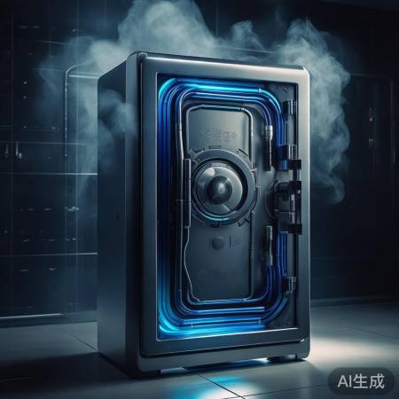 防火保险柜,烟雾报警,自动冷却