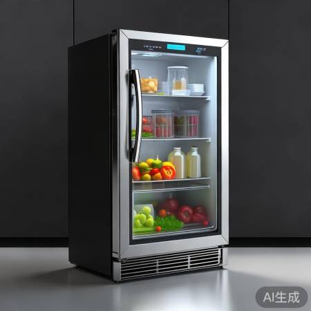 “实用小黑冰箱，多温区储鲜佳选