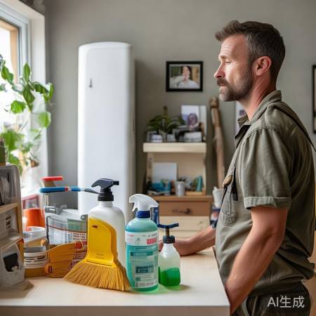 安装壁挂炉，清洁工具不可少。