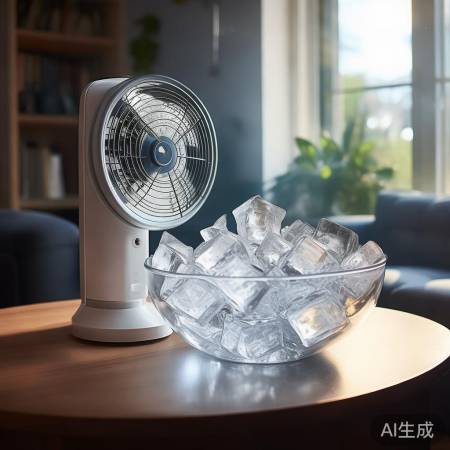 空调扇加冰块,简单降温法,局限