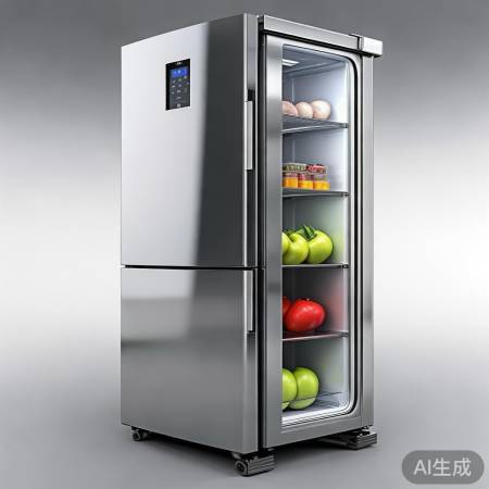 时尚冰箱,智能温控,储物无忧