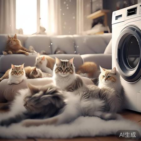 告别猫毛，洗烘一体洗衣机推荐