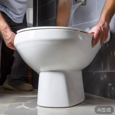 安装马桶，填缝胶，调水平，密封