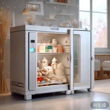 康佳婴儿消毒柜，宝宝餐具猫爪消