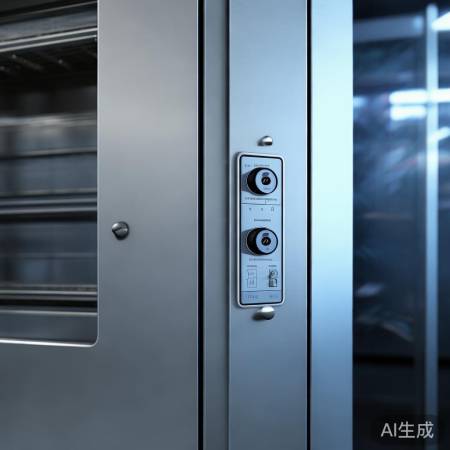 消毒柜右侧面板控消毒。