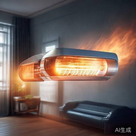 中央空调制热：室内热移至室外，