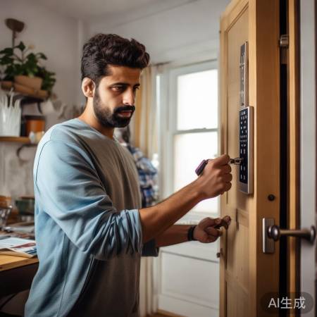自己动手换智能锁芯，轻松上手！