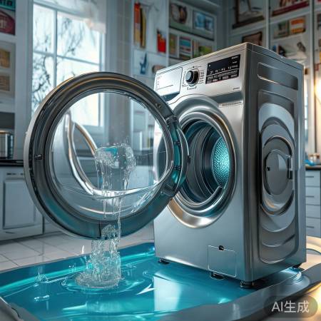 洗衣机不存水，传感器故障。