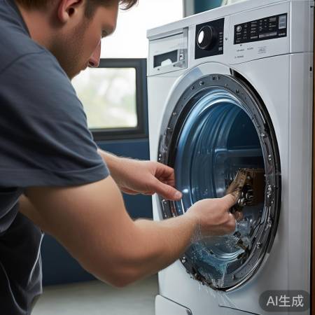 检查洗衣机传感器，异物清除。