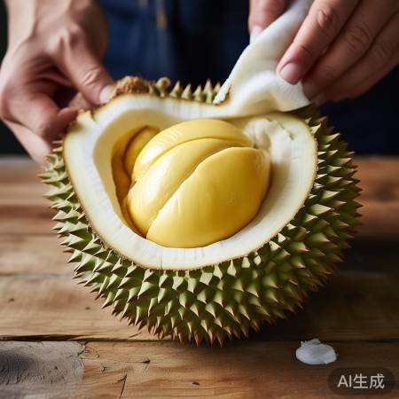 烤榴莲前擦干防变质