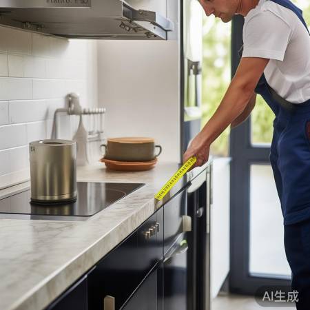 测量排气管距离，留余量，顺排油