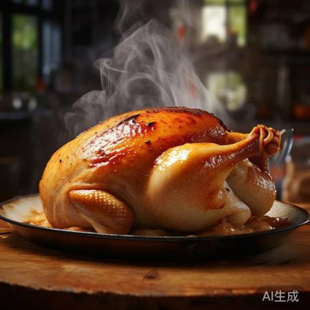 金黄鸡肉，香气四溢出锅！