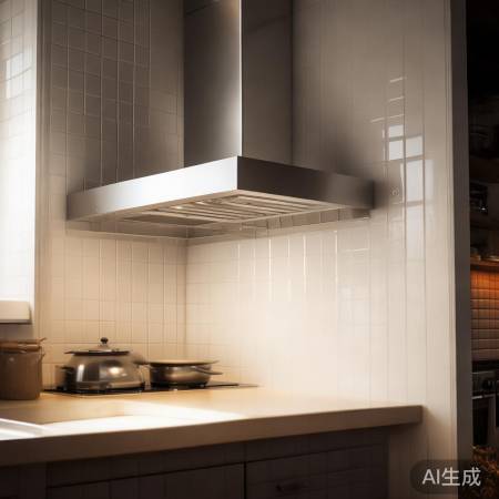 墙角油烟机，空间利用佳