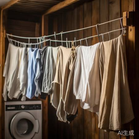 晾晒衣物，自然或烘干，调时间。