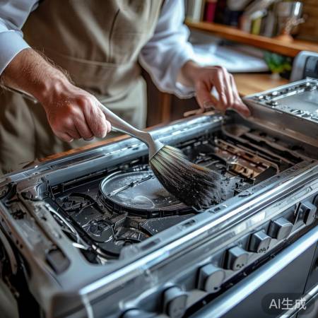 “定期深清洁，集成灶更健康”