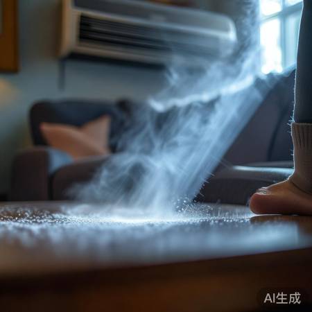 空调冷风致膝盖血液循环不畅