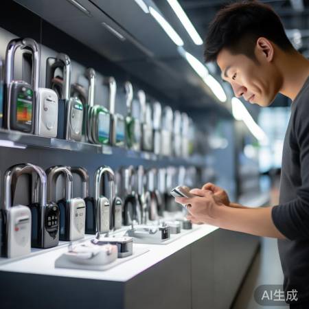 “购智能锁，正规渠道，谨防上当