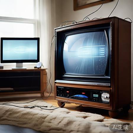 老式CRT电视易受电脑电磁干扰