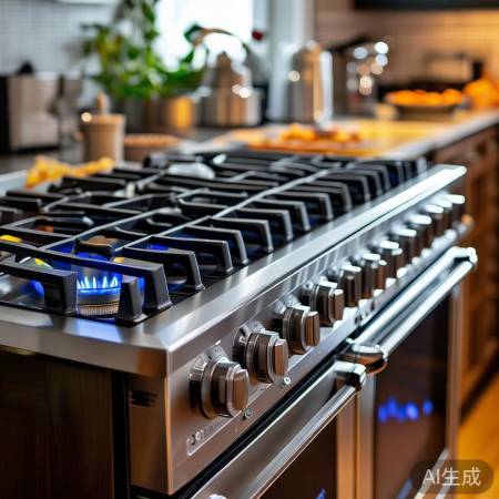 双气源灶，自动调节，方便实用