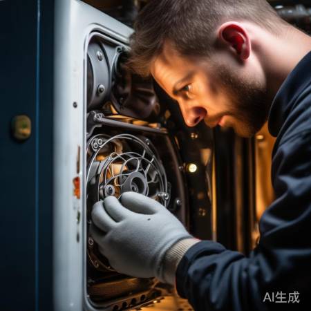 检查风机轴承，加注专用润滑脂