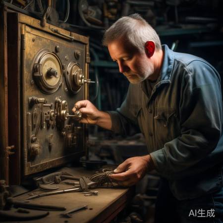 老式机械钥匙保险柜开锁技巧揭晓