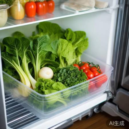 “冰箱下层蔬菜保鲜法”