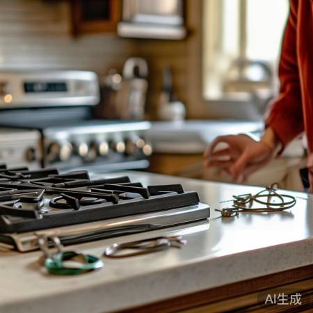 燃气灶故障?小铁圈橡皮筋救急