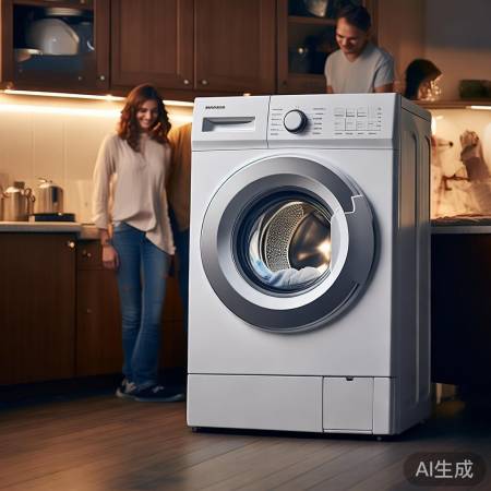 松下小型洗衣机，容量适中，快速