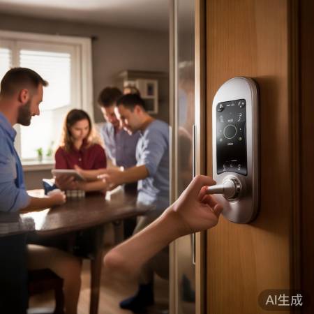 正规渠道购指纹锁,请专业安装。