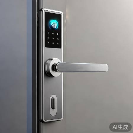 智能门锁，指纹密码APP三合一