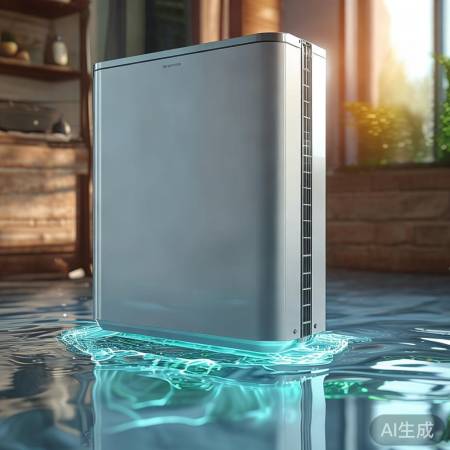 空气能热水器底部有水正常，节能