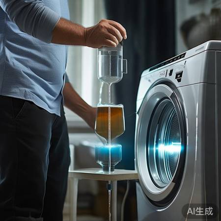 洗衣机机油适量加，避免浪费和损