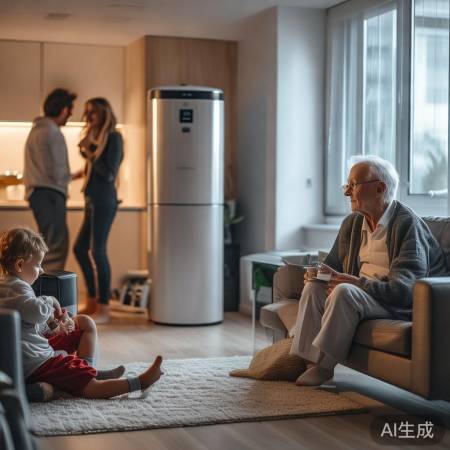 了解住房及人数，选热水功率。