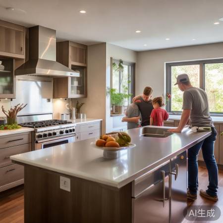 厨房装修,油烟机安装需提前规划