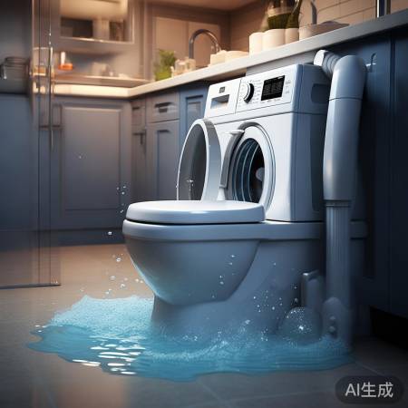洗衣机污水直排马桶，健康隐患大