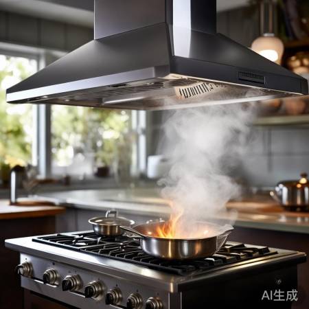“XX品牌静音大吸力油烟机，2