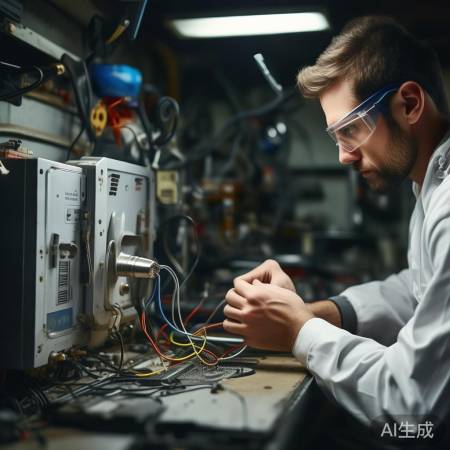 指纹锁线路接对准。