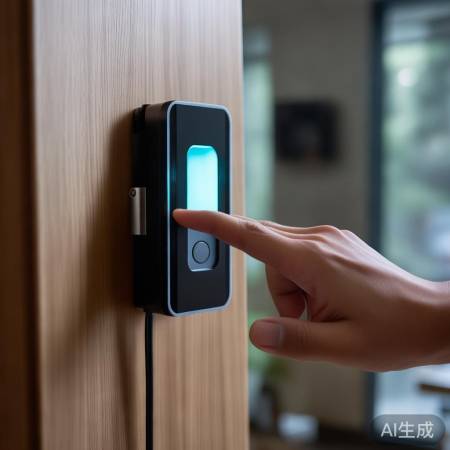 指纹锁测试,成功解锁,安装完毕